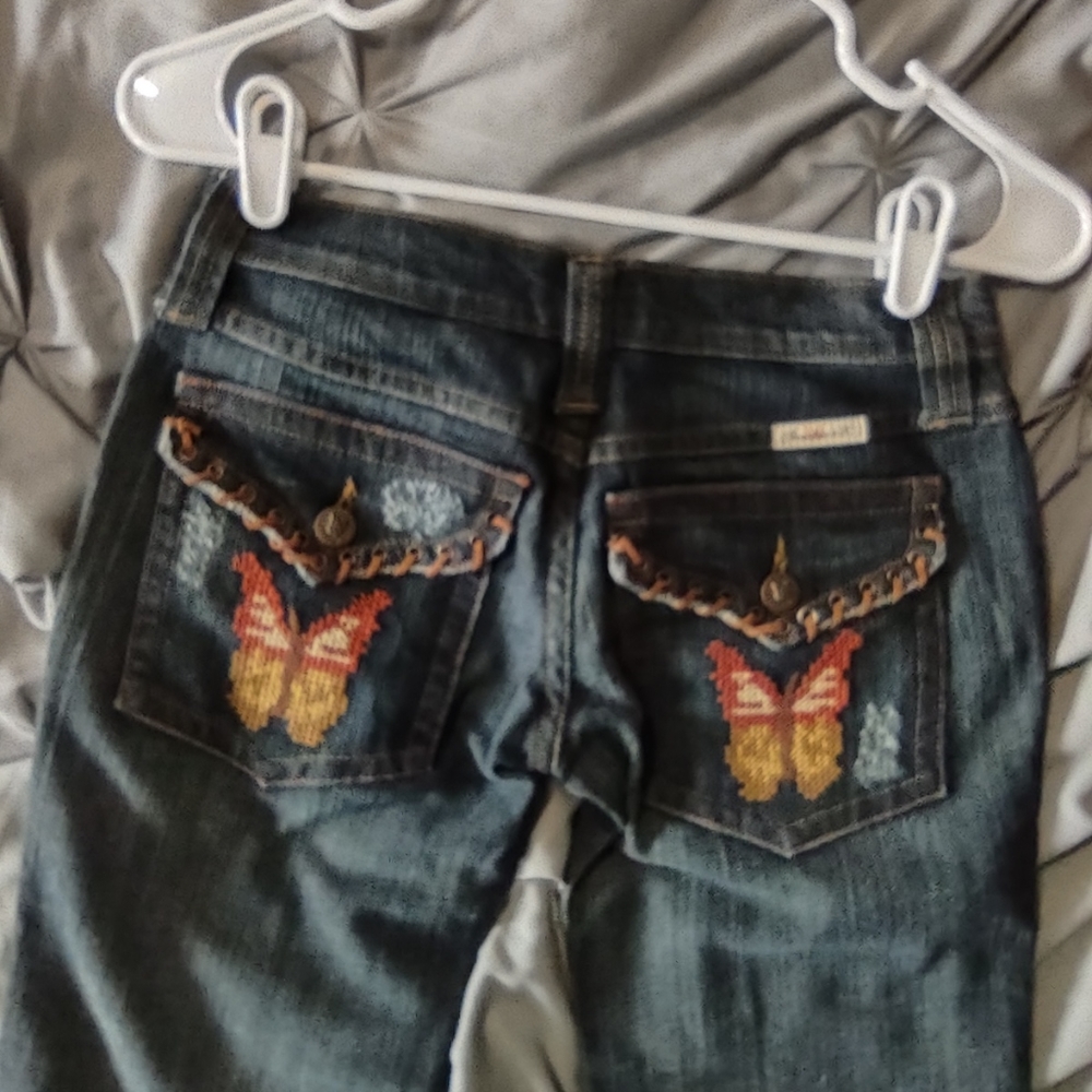 Frankie B jeans butterfly 🦋 pockets size